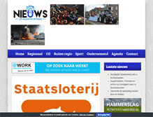 Tablet Screenshot of nieuwsuitkollum.nl